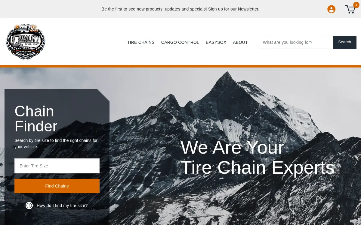 Homepage of Quality Chain Corporation