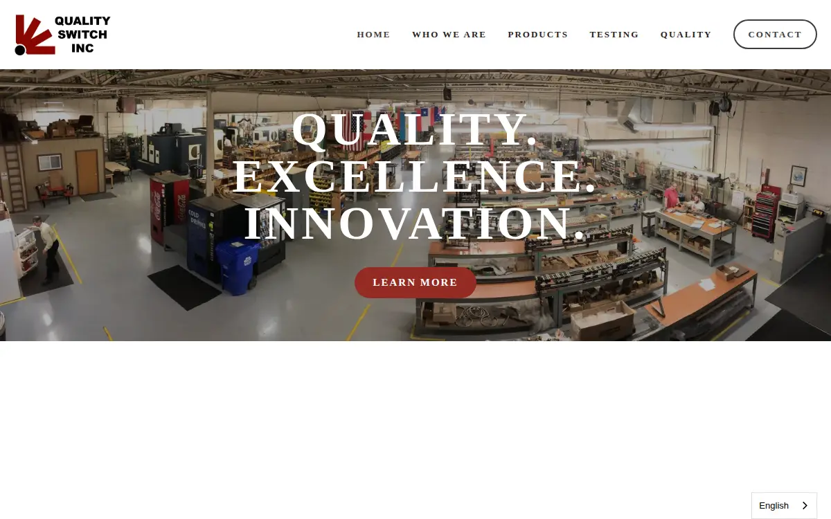 Homepage of Quality Switch INC