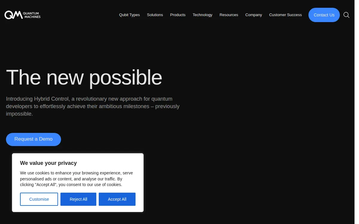 Homepage of Qm Technologies INC