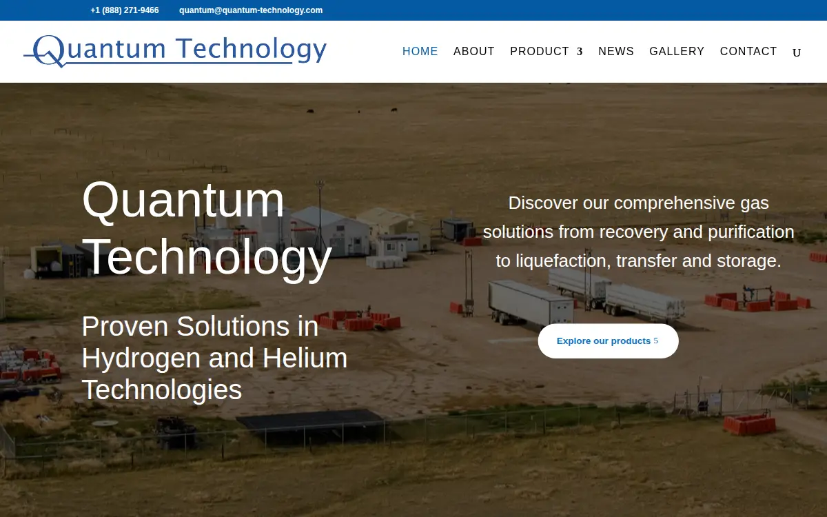 Homepage of Quantum Usa, LLP