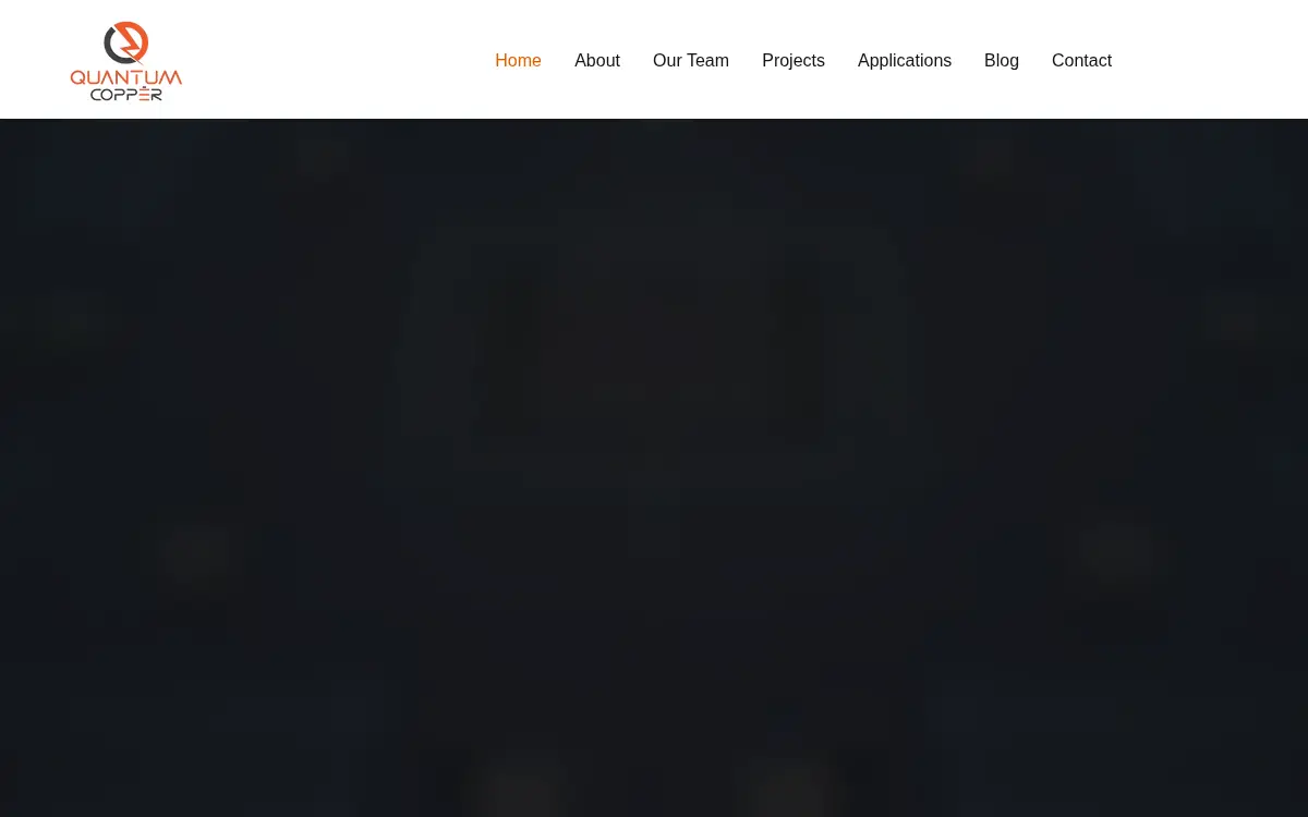 Homepage of Quantum Copper INC