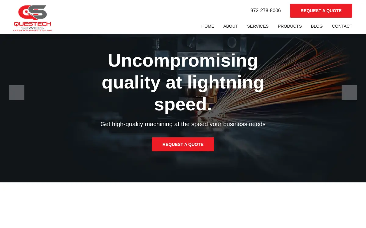Homepage of Questech Services CORP