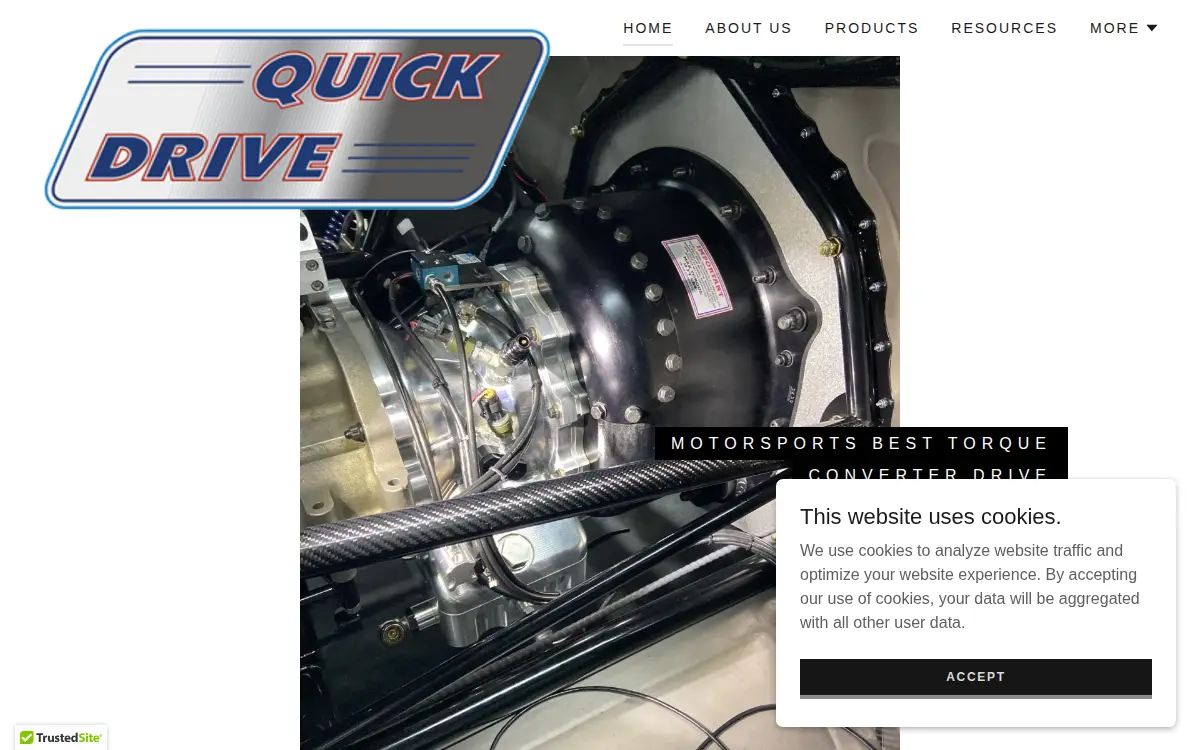Homepage of Quick Drive, LLC
