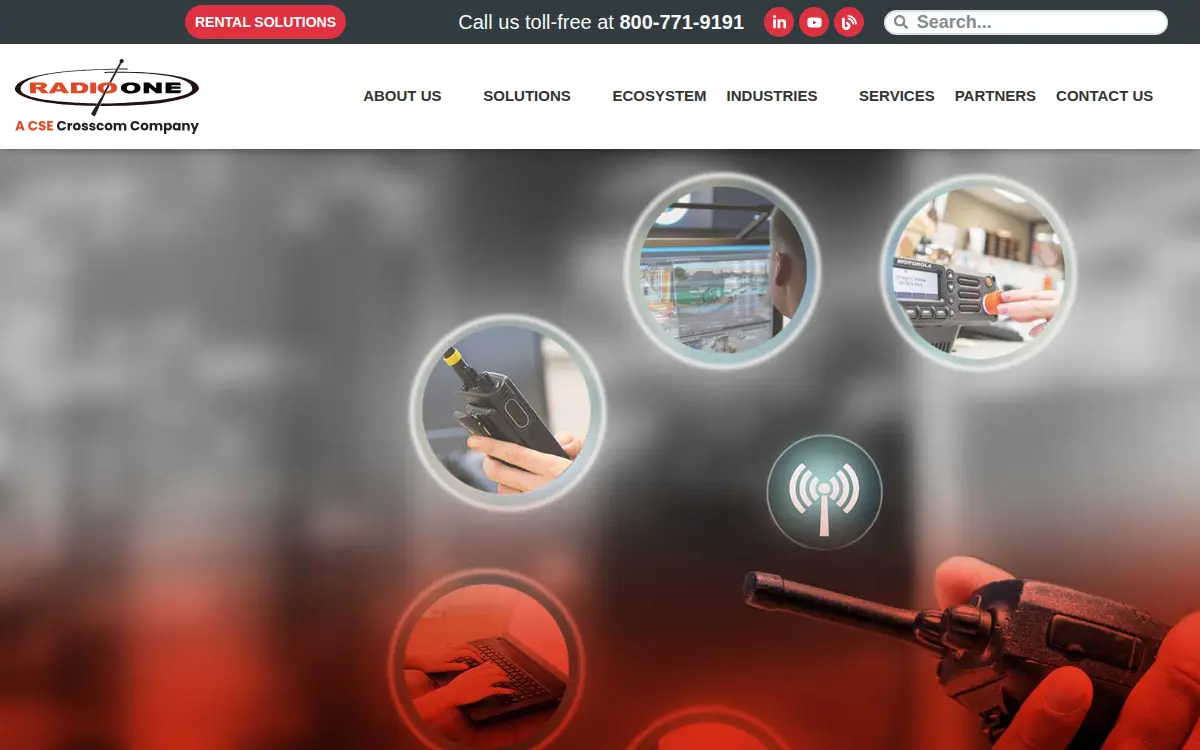 Homepage of Radio One, INC.