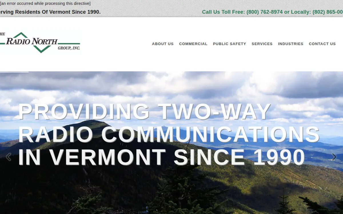 Homepage of Radio North Group INC