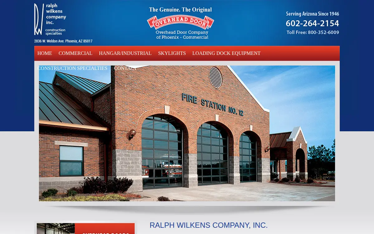Homepage of Ralph Wilkens Co, INC