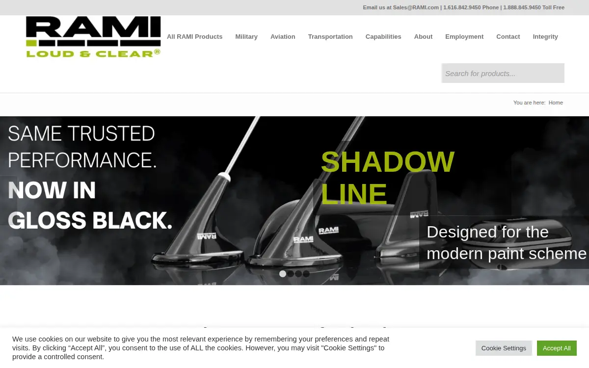 Homepage of R. A. Miller Industries, INC.