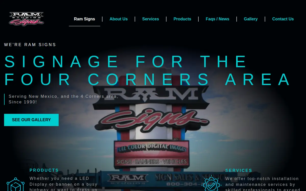 Homepage of Ram Studios INC