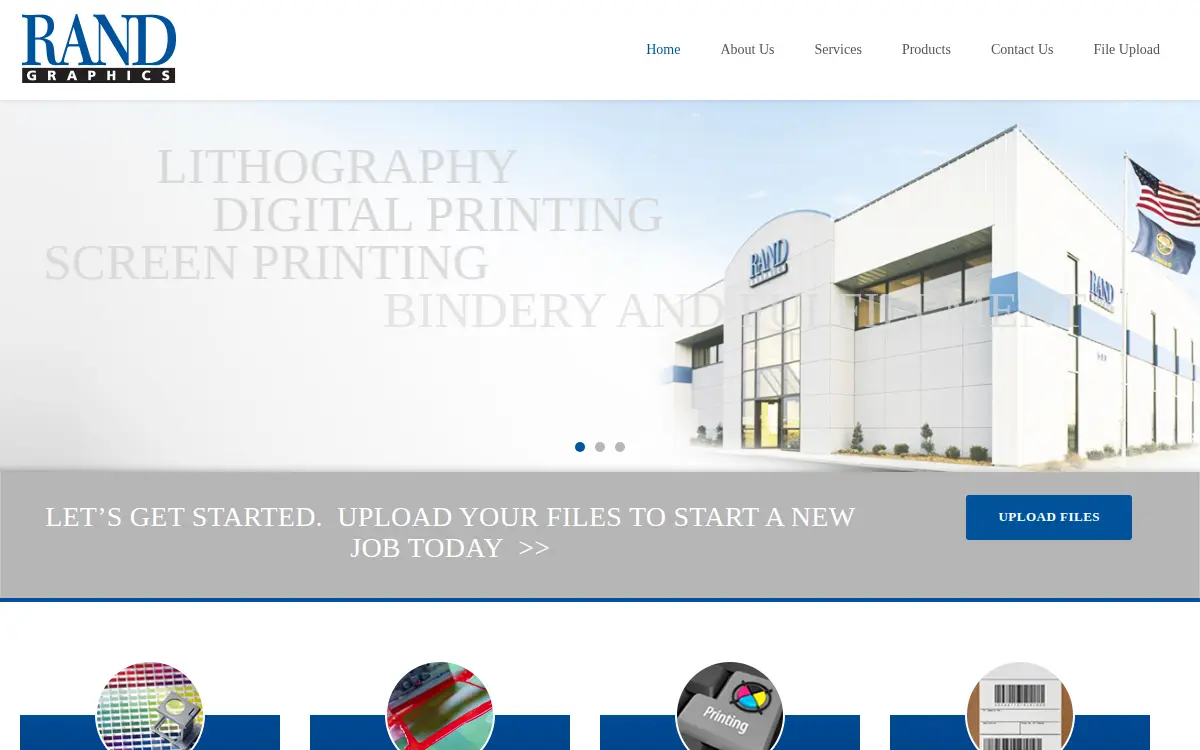 Homepage of Rand Graphics INC