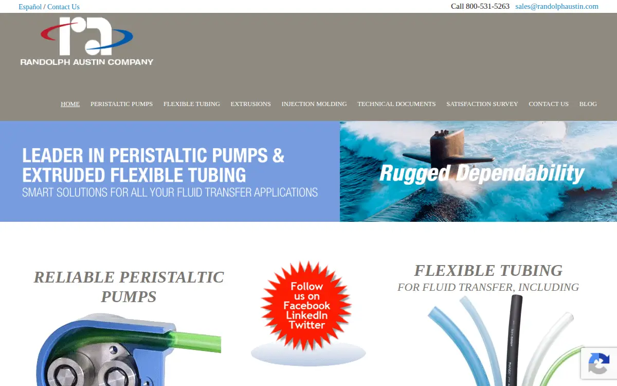 Homepage of Prototype Machine Company