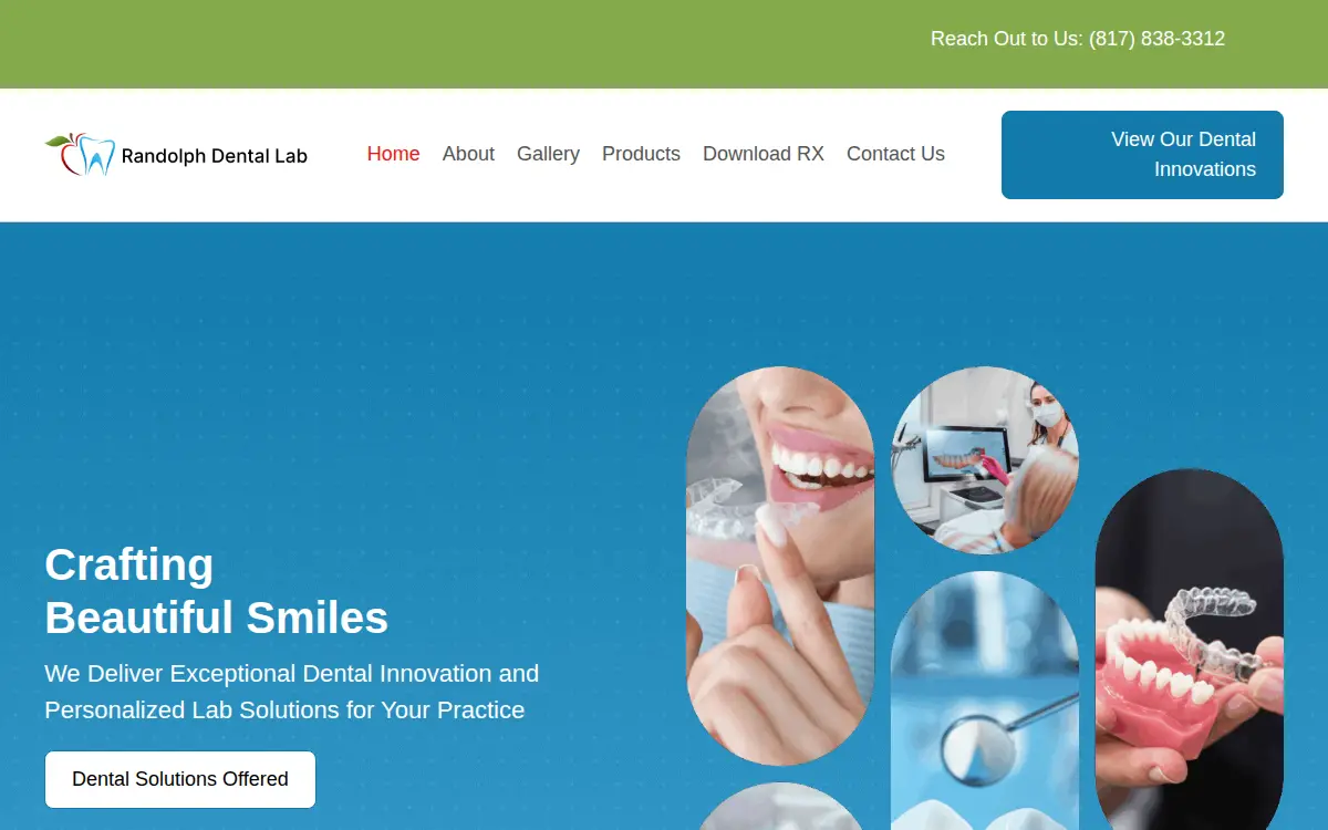 Homepage of Randolph Dent Laboratory LLC
