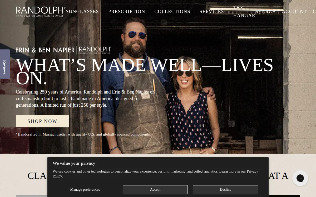Homepage of Randolph Engineering, INC.