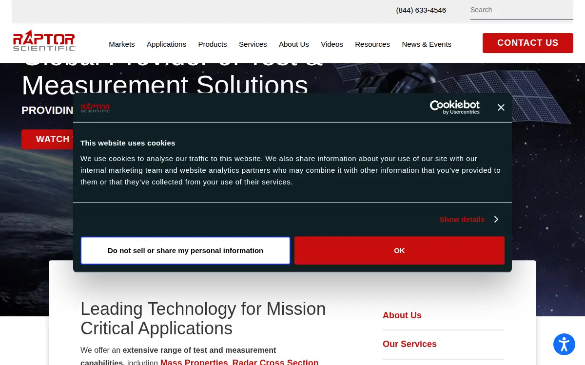 Homepage of Testvonics INC