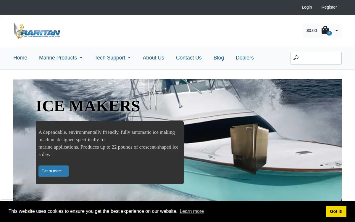 Homepage of Raritan Engineering Company INC