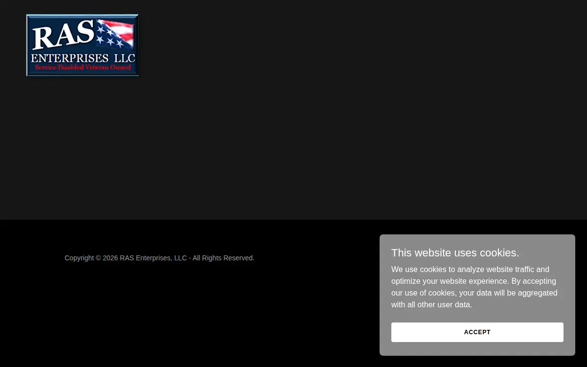 Homepage of Ras Enterprises LLC