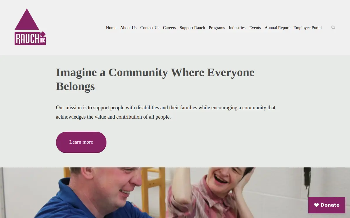 Homepage of Rauch, INC