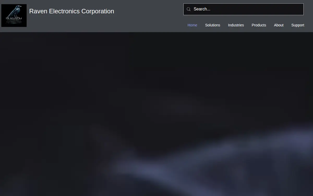 Homepage of Raven Electronics CORP