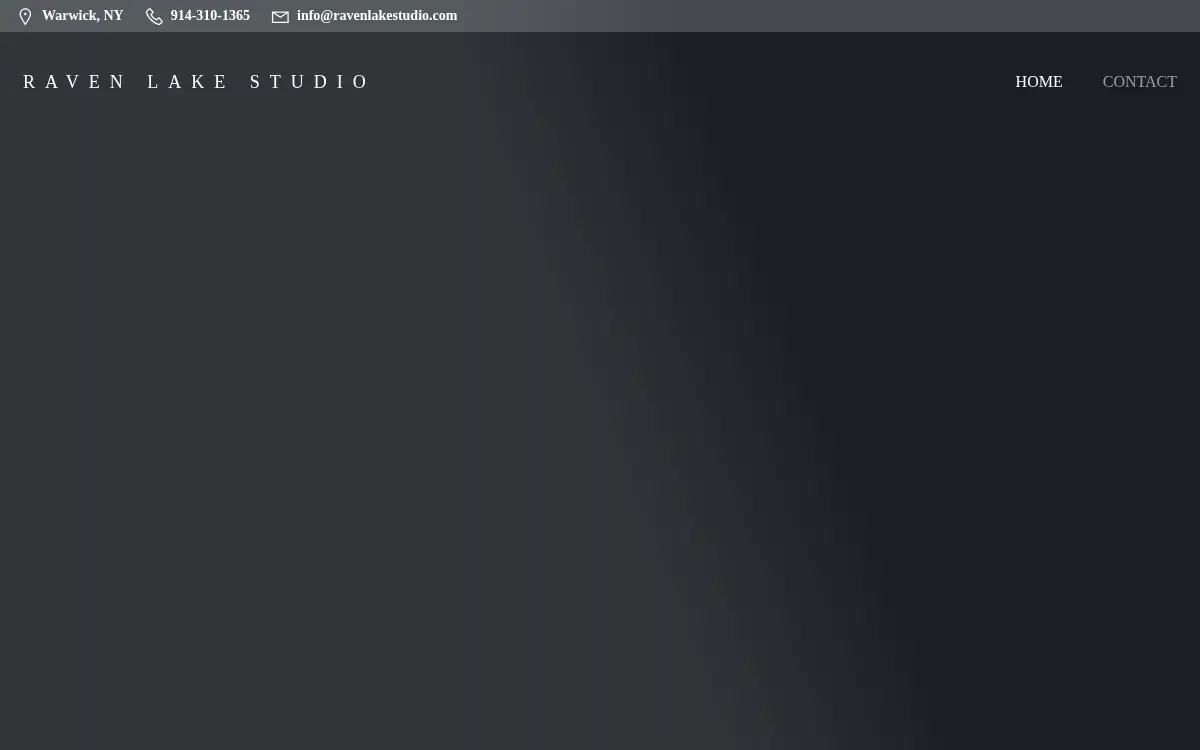 Homepage of Raven Lake Studio, LLC