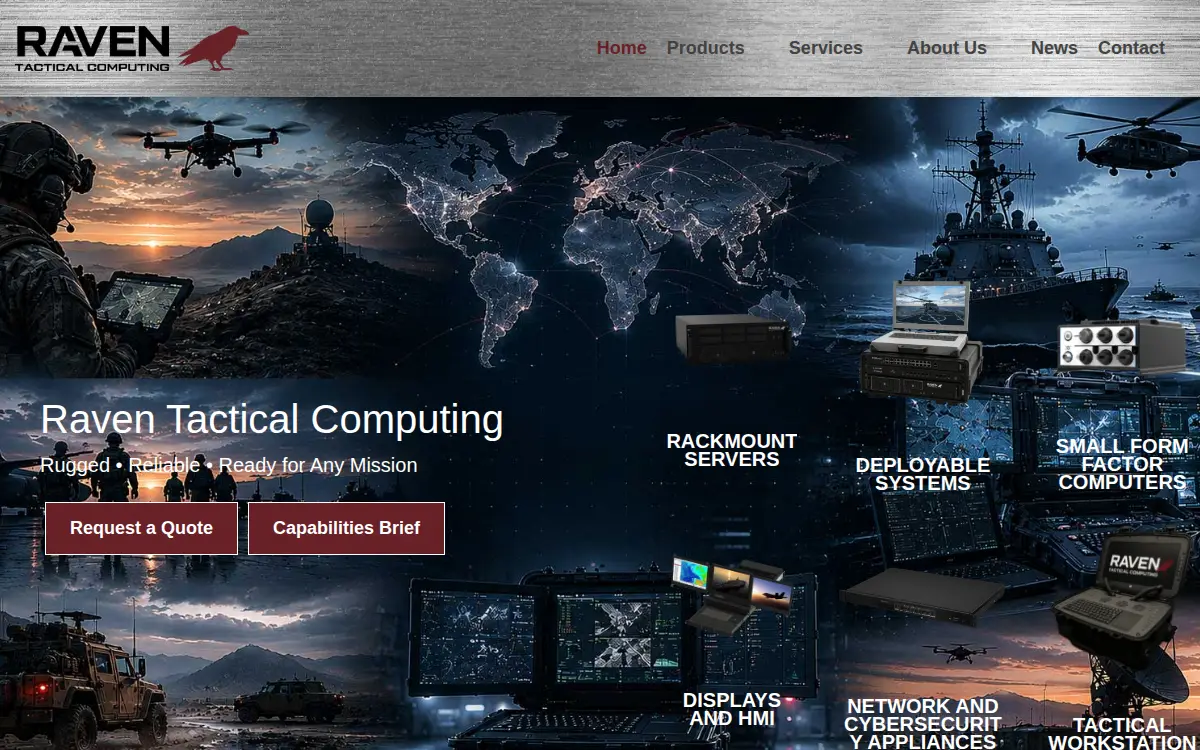 Homepage of Raven Tactical Computing LLC