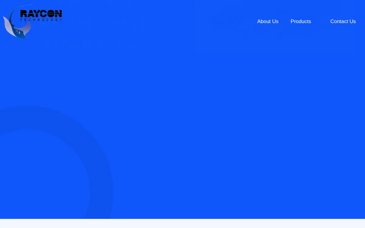 Homepage of Raycon Technology, INC