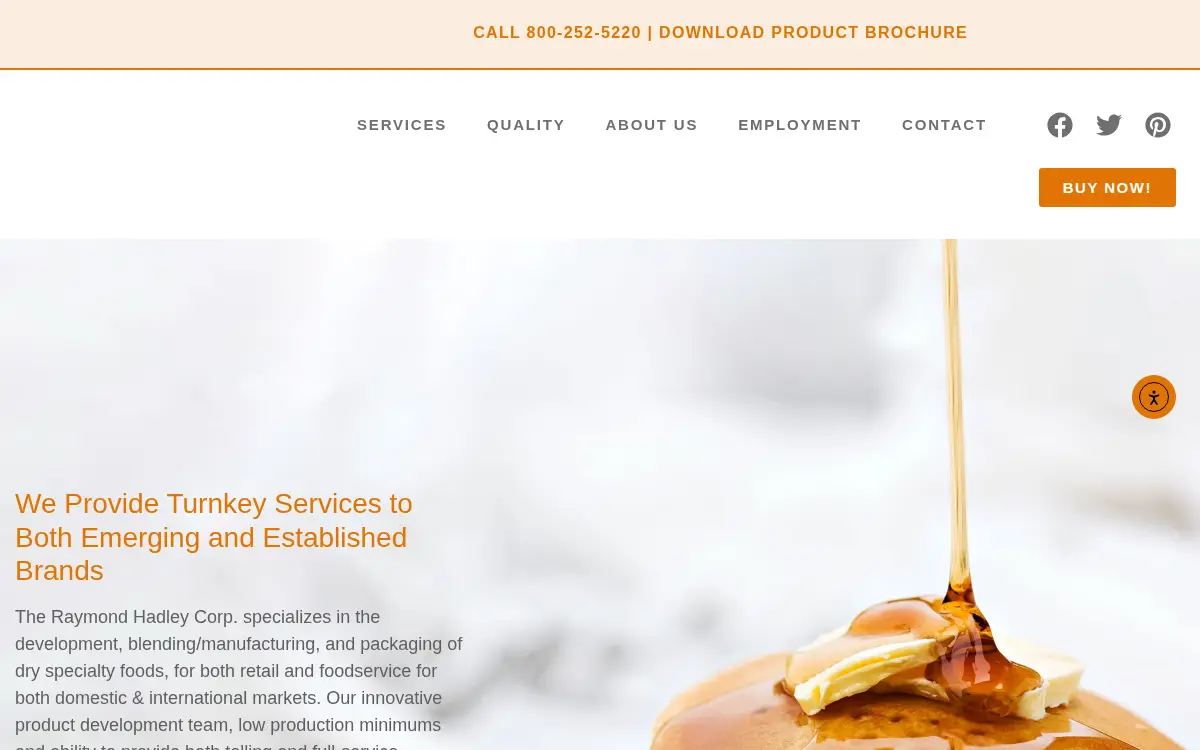 Homepage of The Raymond Hadley CORP
