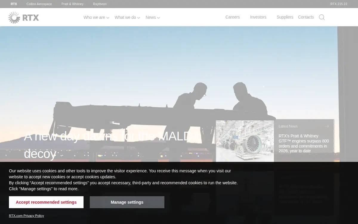 Homepage of Raytheon Applied Signal Technology, INC.