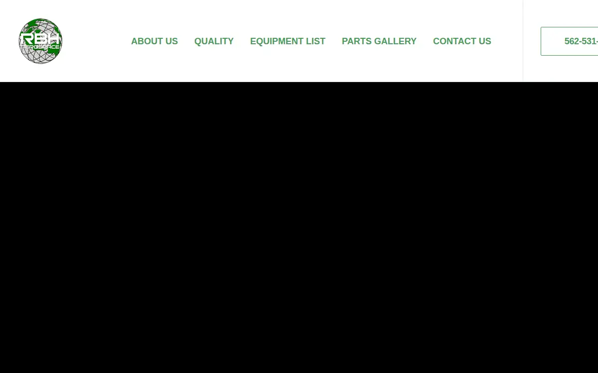 Homepage of Rbh Aerospace, INC.