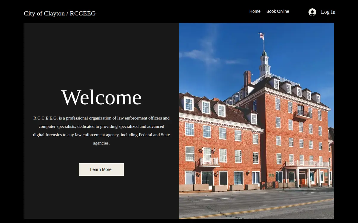 Homepage of Regional Computer Crime Education and Enforcement Group of Greater St. Louis
