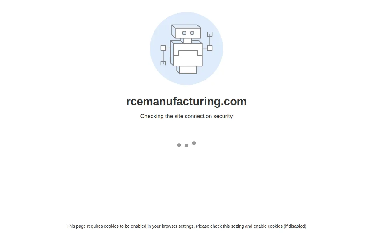 Homepage of Rce Manufacturing LLC