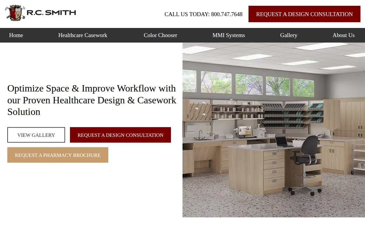 Homepage of R. C. Smith Company