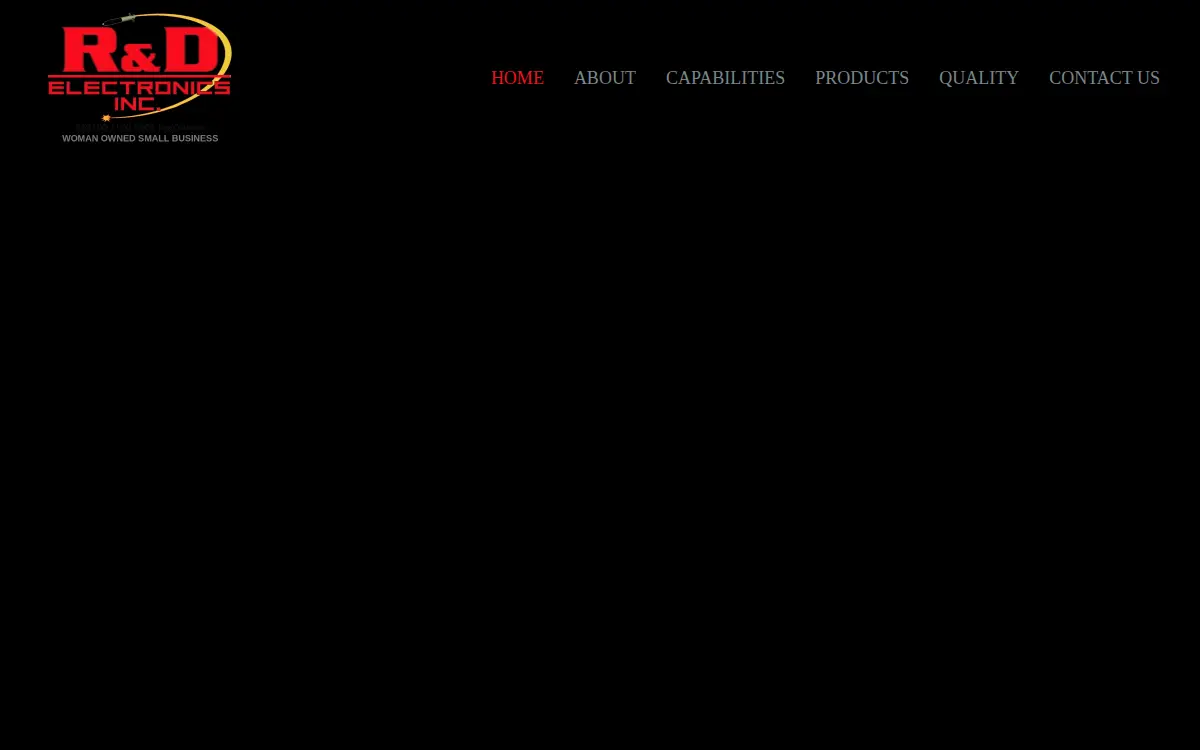 Homepage of R & D Electronics, INC