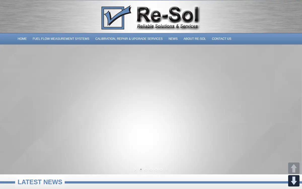 Homepage of Re-sol LLC