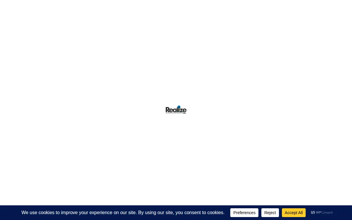 Homepage of Realize INC