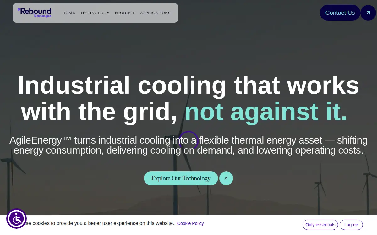 Homepage of Rebound Technologies INC