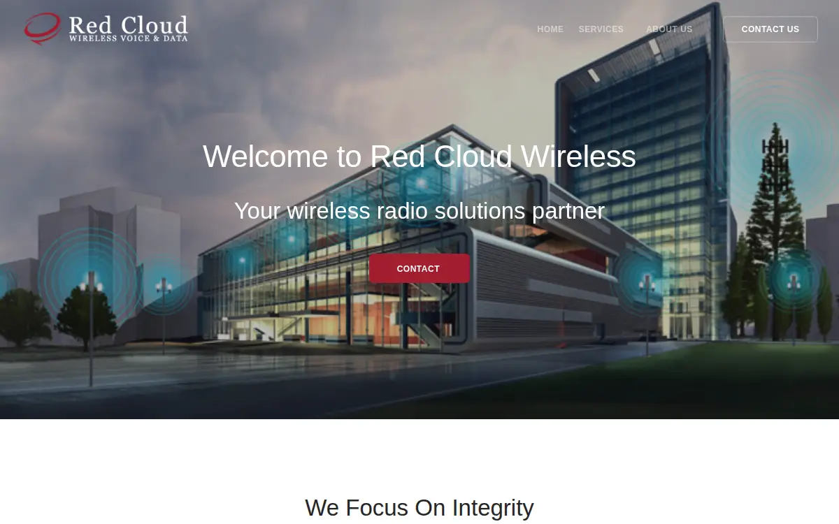 Homepage of Red Cloud, INC.