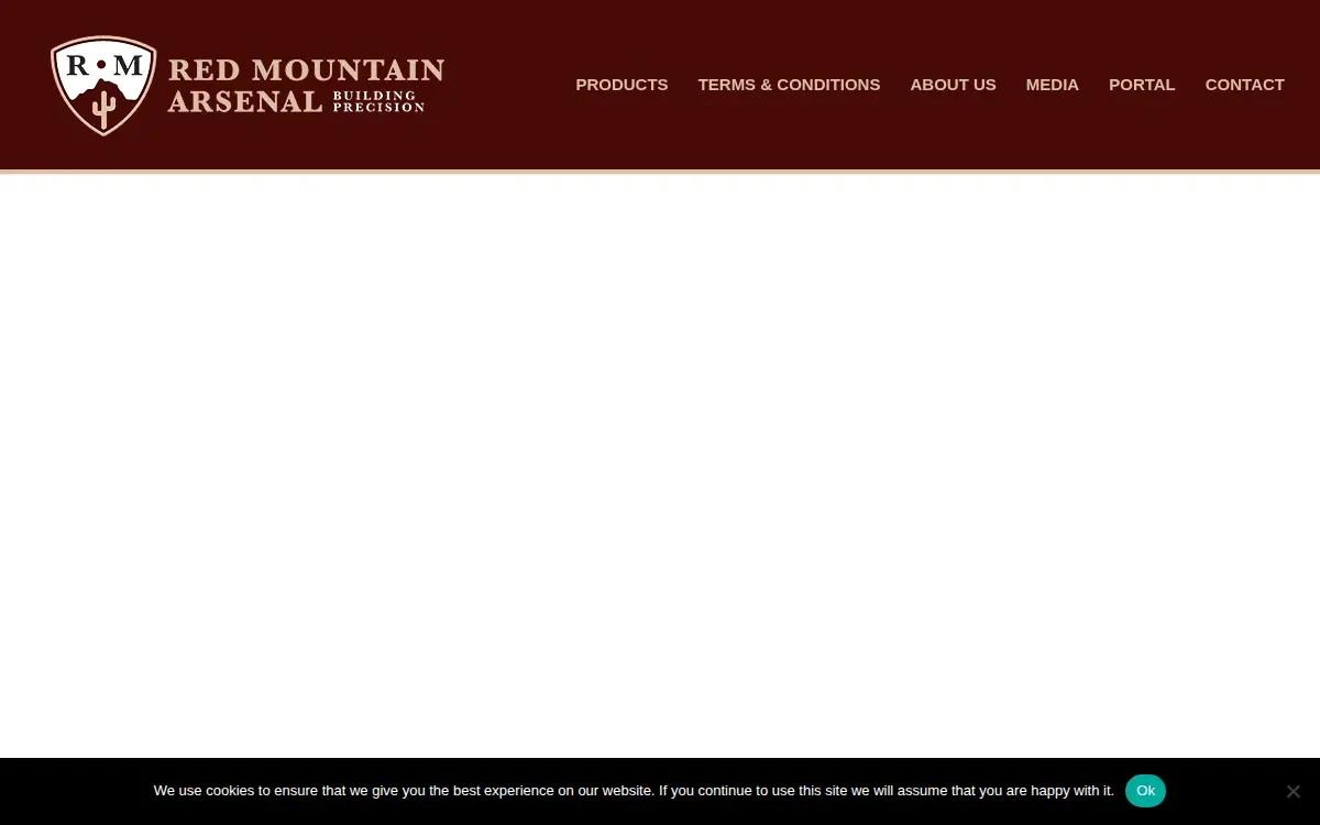 Homepage of Red Mountain Arsenal LLC