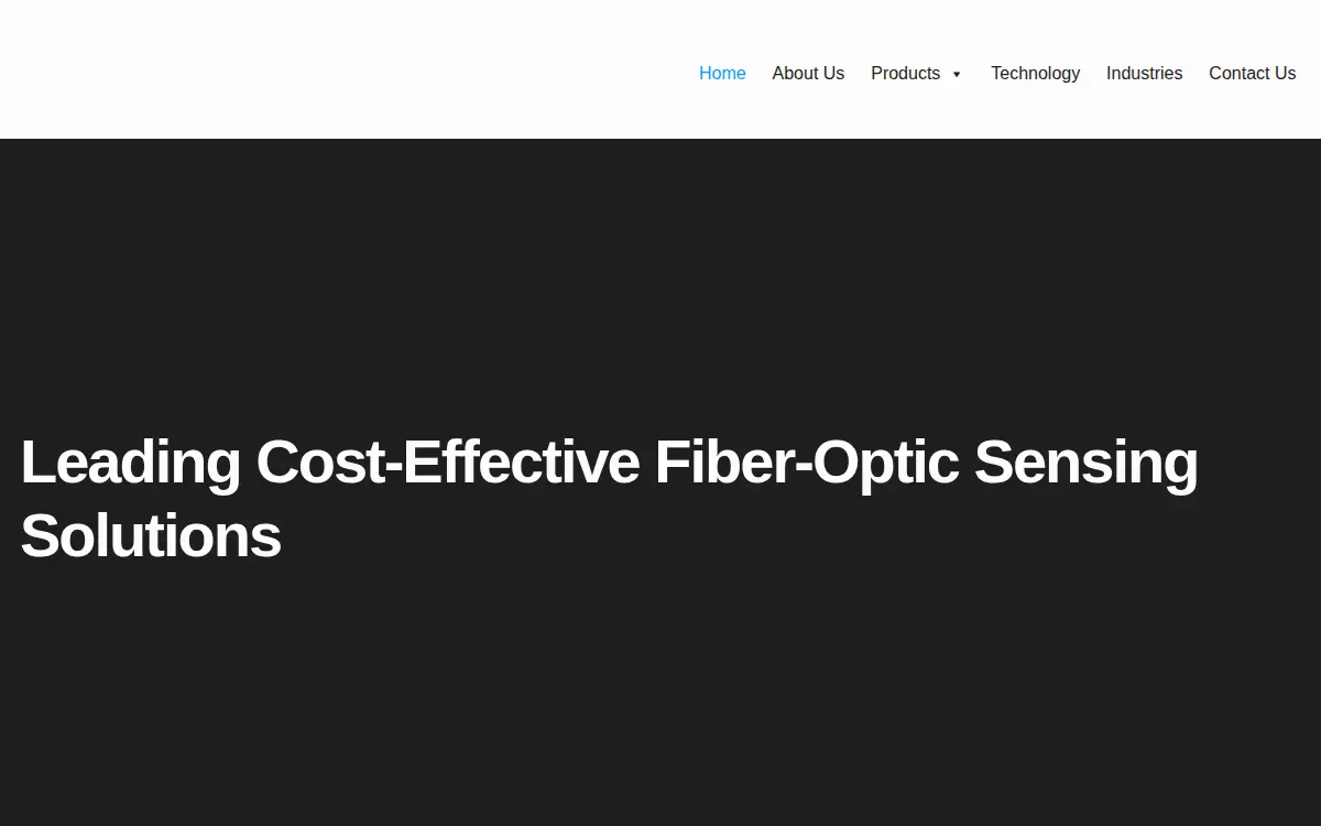 Homepage of Redondo Optics, INC.