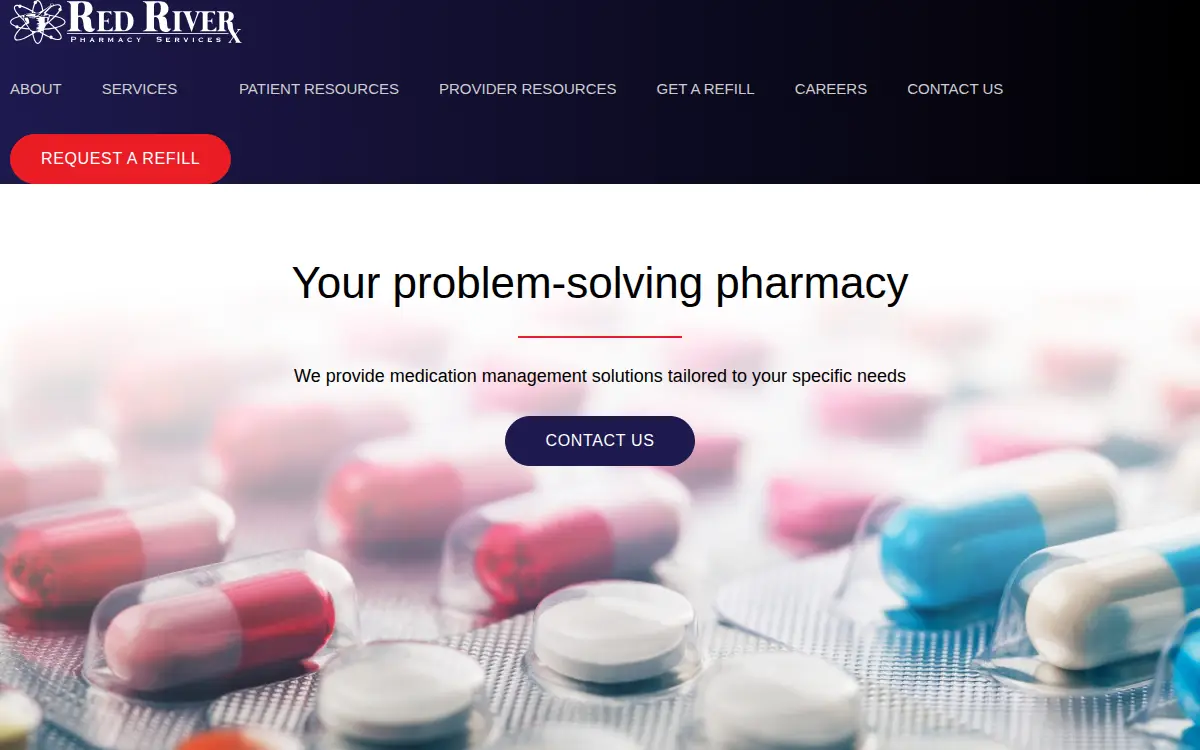 Homepage of Red River Pharmacy of Jonesboro, LLC