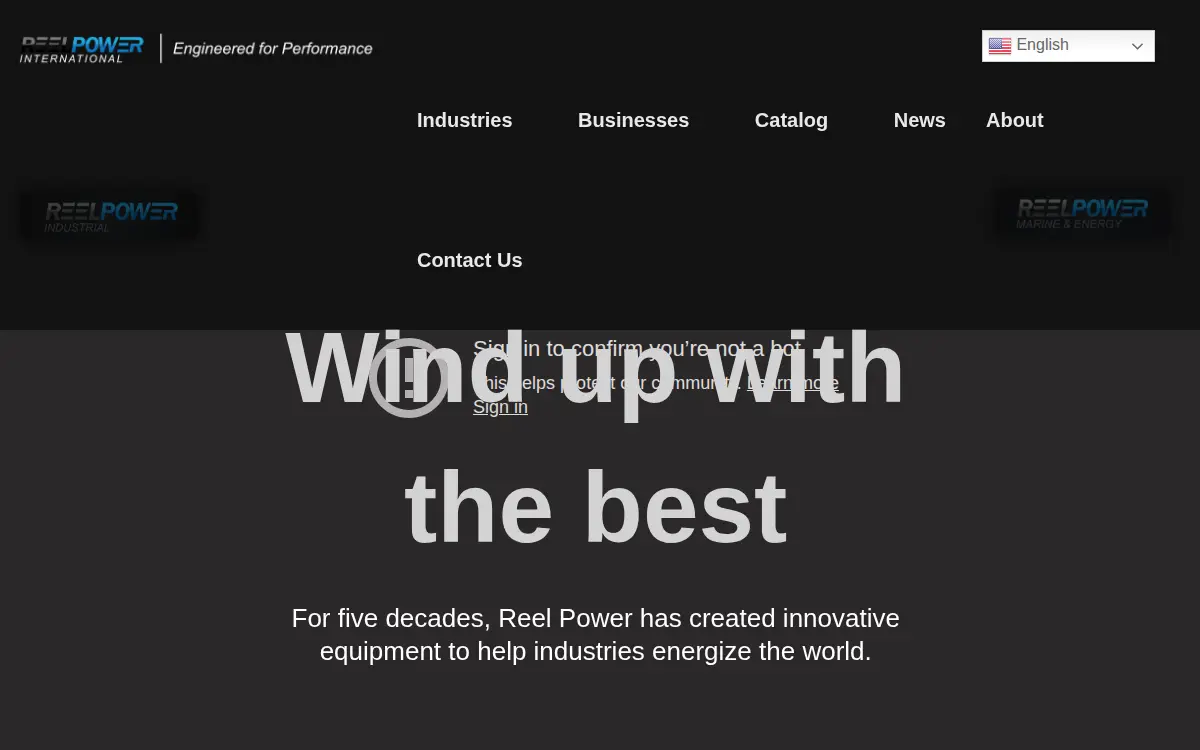 Homepage of Reel Power International CORP