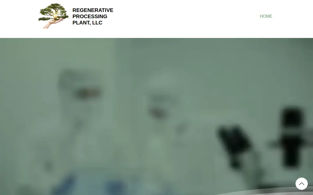 Homepage of Regenerative Processing Plant LLC