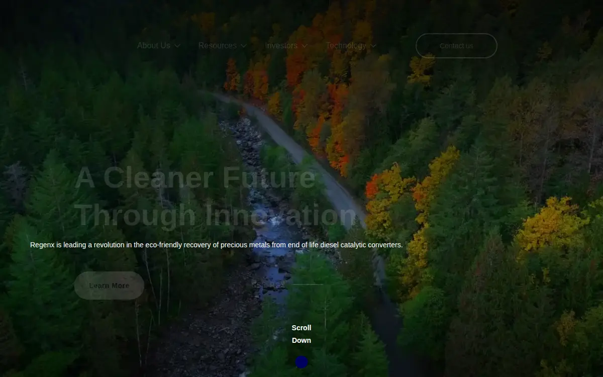 Homepage of Regenx USA INC