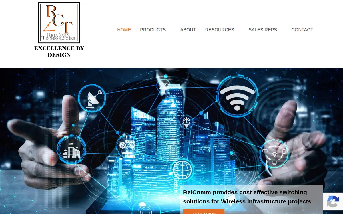 Homepage of Relcomm Technologies, INC.