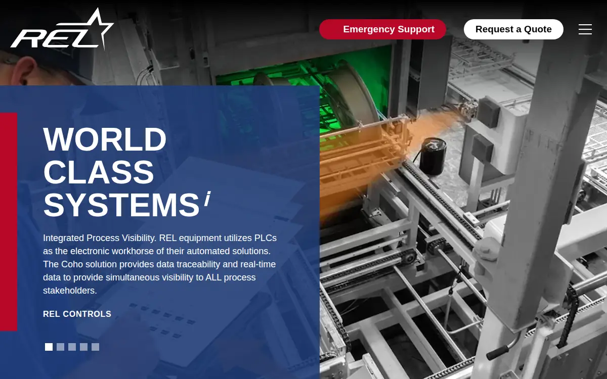 Homepage of Rel INC