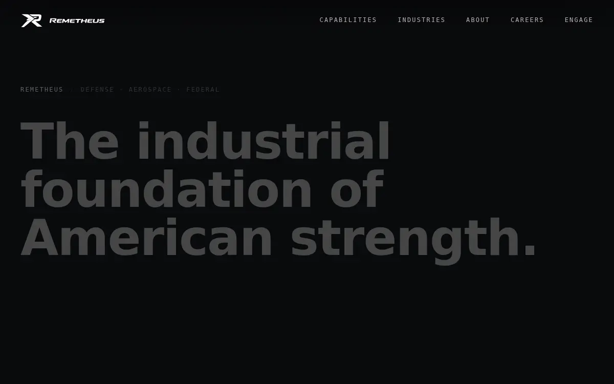 Homepage of Remetheus Enterprises LLC