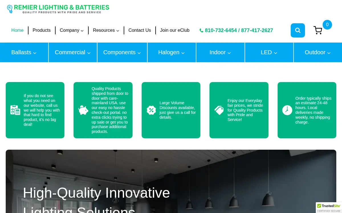 Homepage of Remier Distributing INC
