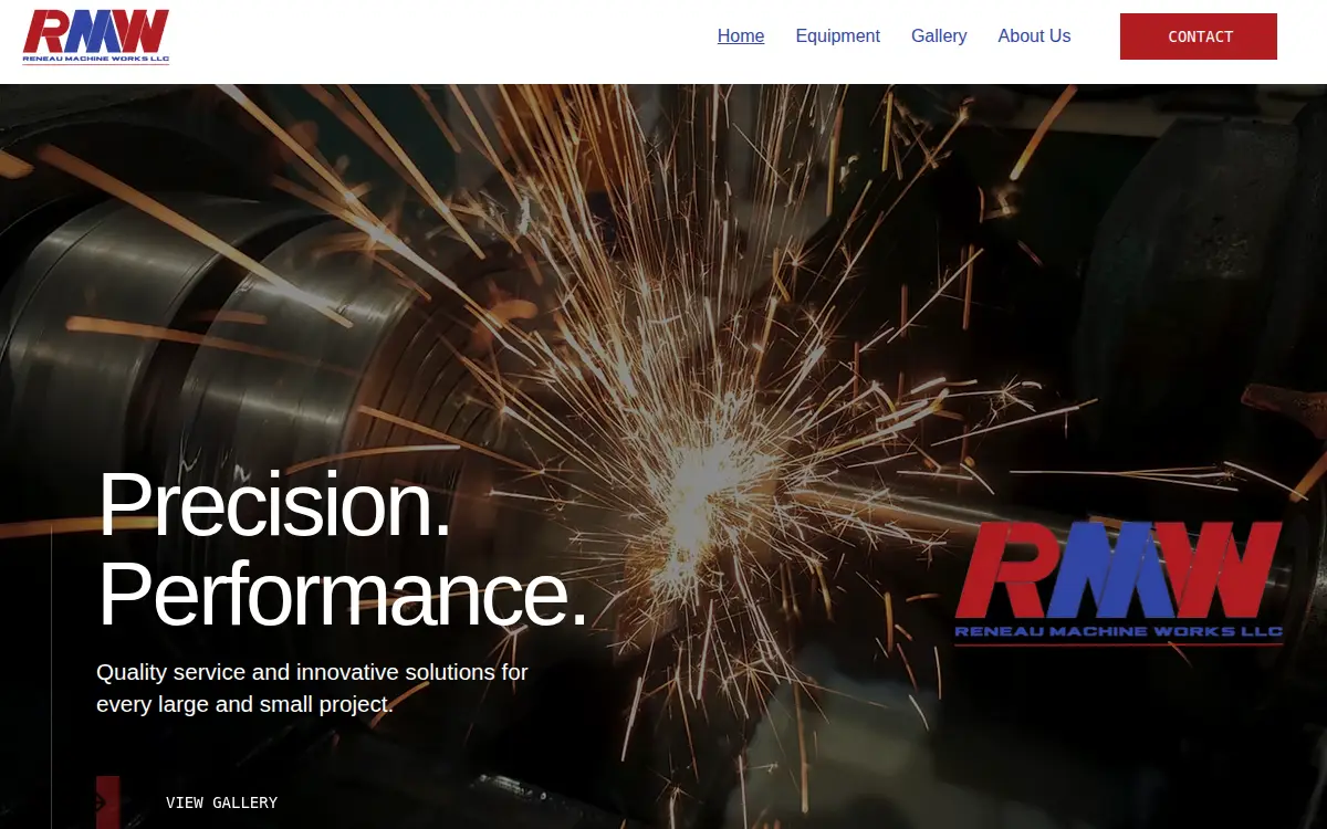 Homepage of Reneau Machine Works LLC