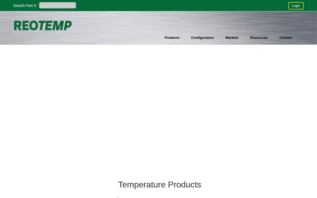 Homepage of Reotemp Instrument Corporation