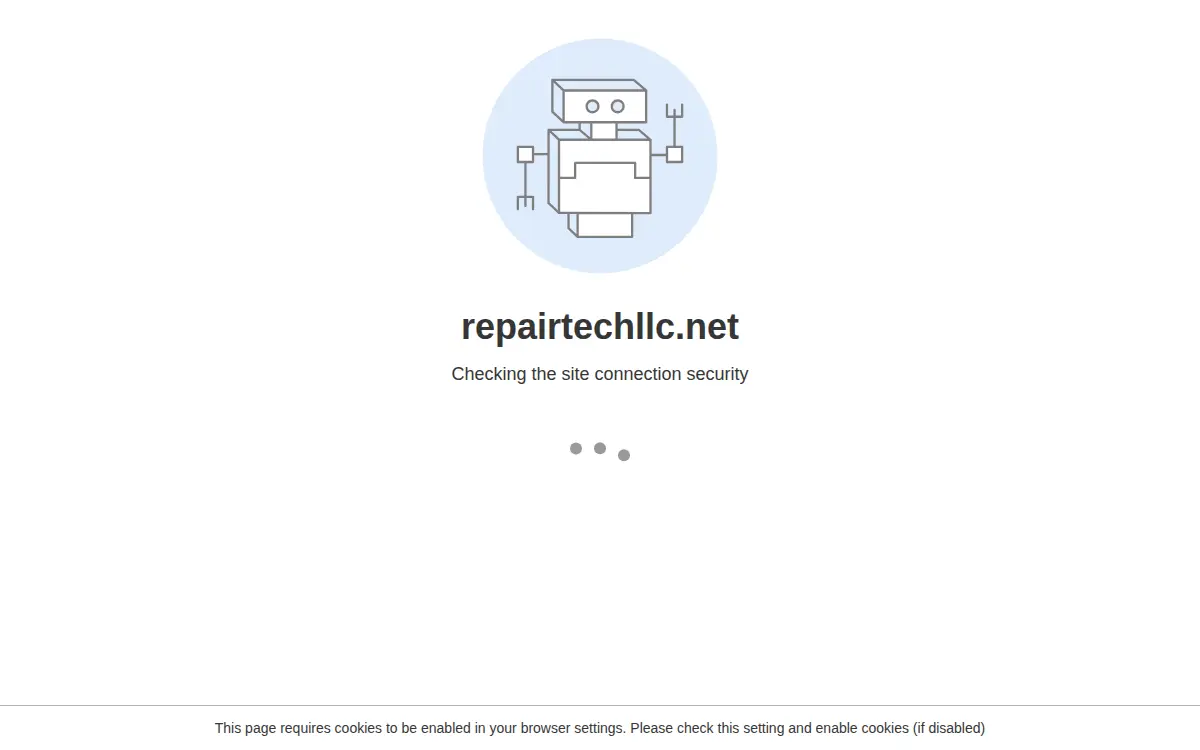 Homepage of Repairtech, L.l.c.