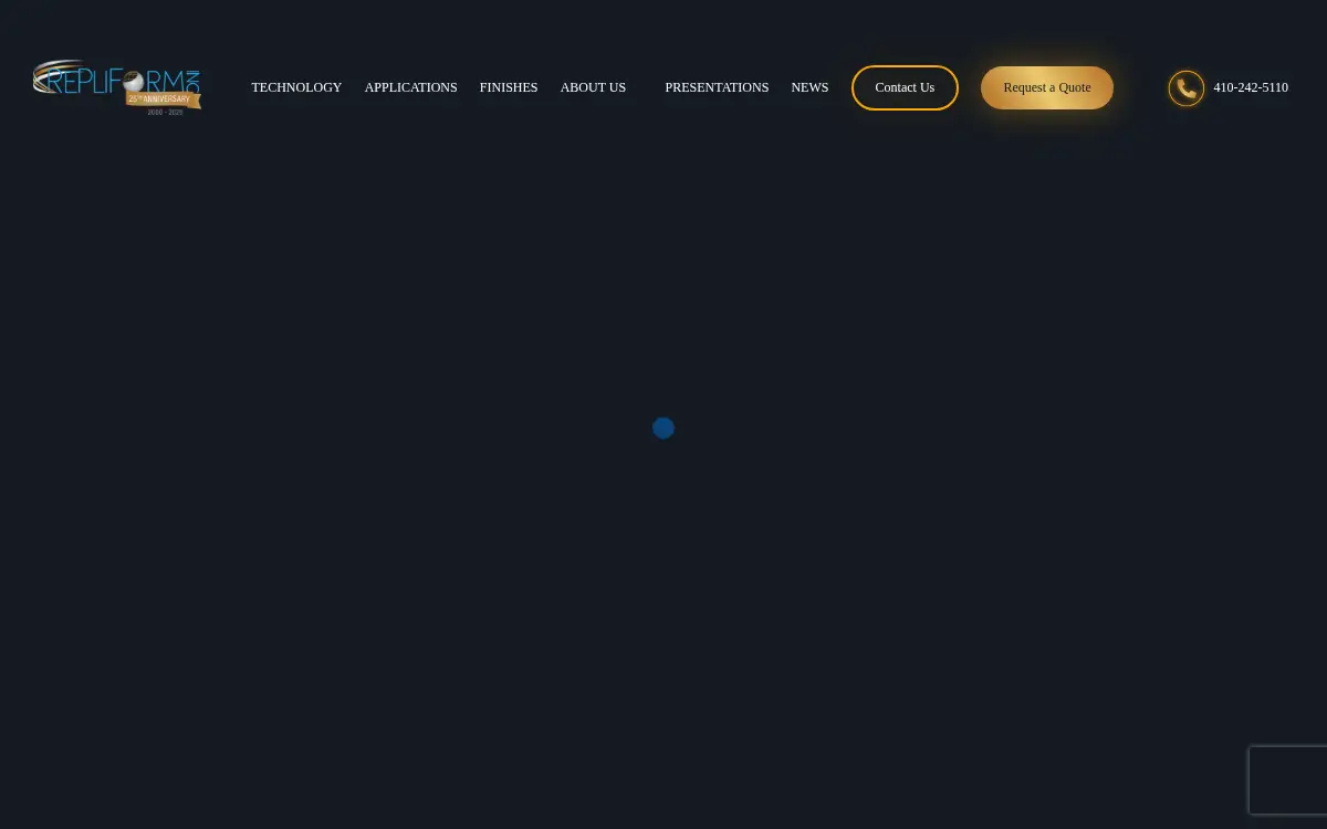Homepage of Repliform INC
