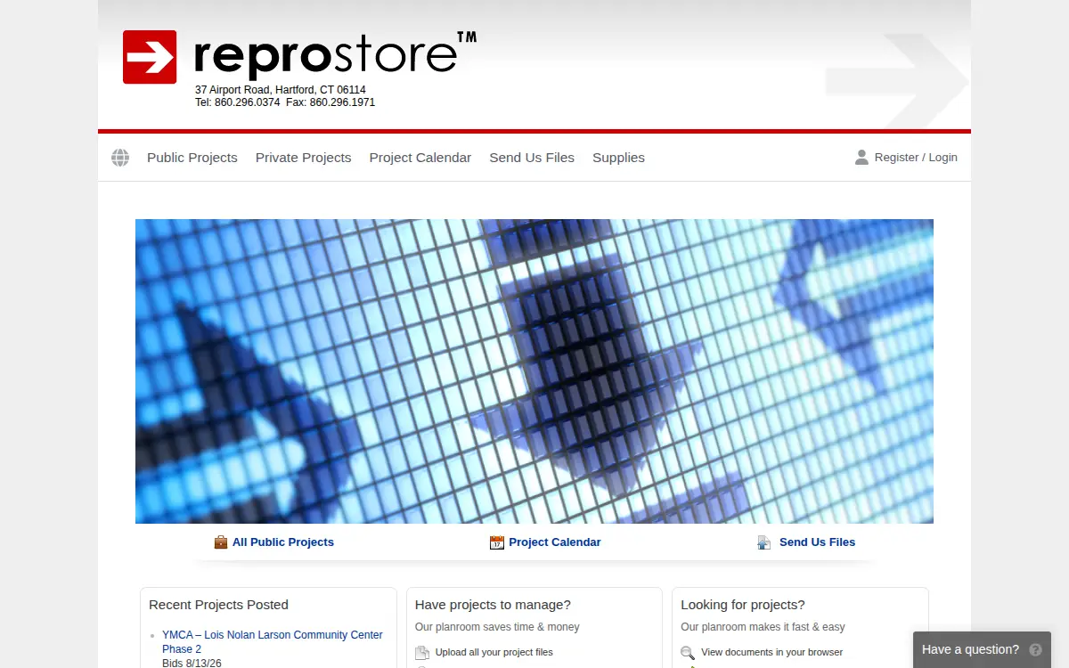 Homepage of Reprostore LLC